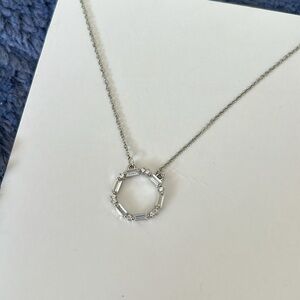 Silver Eternity Necklace